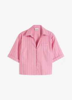 Online Nadelstreifen Hemdbluse Damen Bekleidung·Jacken & Mäntel|Blusen & Tuniken