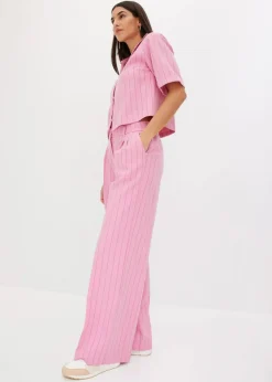 Online Nadelstreifen Hemdbluse Damen Bekleidung·Jacken & Mäntel|Blusen & Tuniken