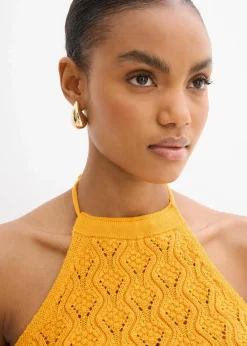 Damen bonprix Strickmode|Shirts & Tops|Neckholder Stricktop