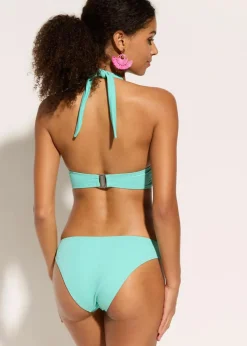 Online Neckholder-Bikini mit Raffung (2-tlg.Set) Damen Nachhaltigere Materialien|Bikinis