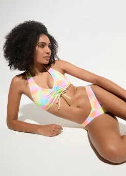 Neckholder-Bikini mit Raffung (2-tlg.Set) Damen Nachhaltigere Materialien|Bikinis