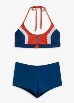 Best Neckholder-Bikini mit Reißverschluss (2-tlg.Set) Damen Nachhaltigere Materialien|Bikinis
