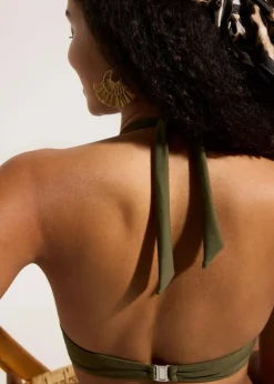 Best Neckholder-Bikinioberteil mit V-Ausschnitt Damen Nachhaltigere Materialien|Bikinis