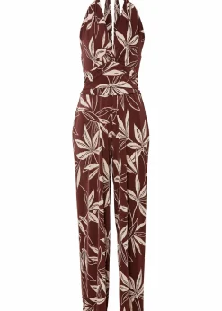 Outlet Neckholder-Jumpsuit Damen Bekleidung·Homewear|Jumpsuits