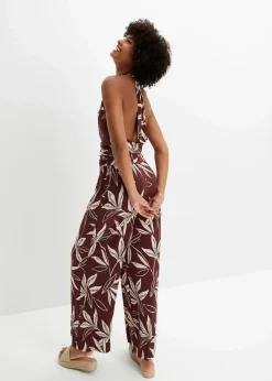 Outlet Neckholder-Jumpsuit Damen Bekleidung·Homewear|Jumpsuits