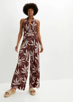 Outlet Neckholder-Jumpsuit Damen Bekleidung·Homewear|Jumpsuits