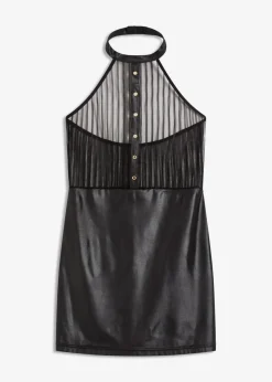 Damen bonprix Wäsche·Erotikwäsche|Erotikwäsche|Neckholderkleid mit Wetlook