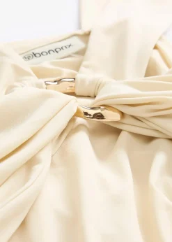 Online Neckholder-Top mit gehämmerter Deko-Schnalle Damen Shirts & Tops