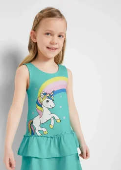 Outlet Niedliches Kleidchen mit Einhorn-Print Kinder Mädchen 2-8 Jahre·Nachhaltigere Materialien|Mädchen 9-16 Jahre·Nachhaltigere Materialien
