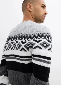 Herren bonprix Große Größen|Pullover & Strickjacken|Norweger-Pullover