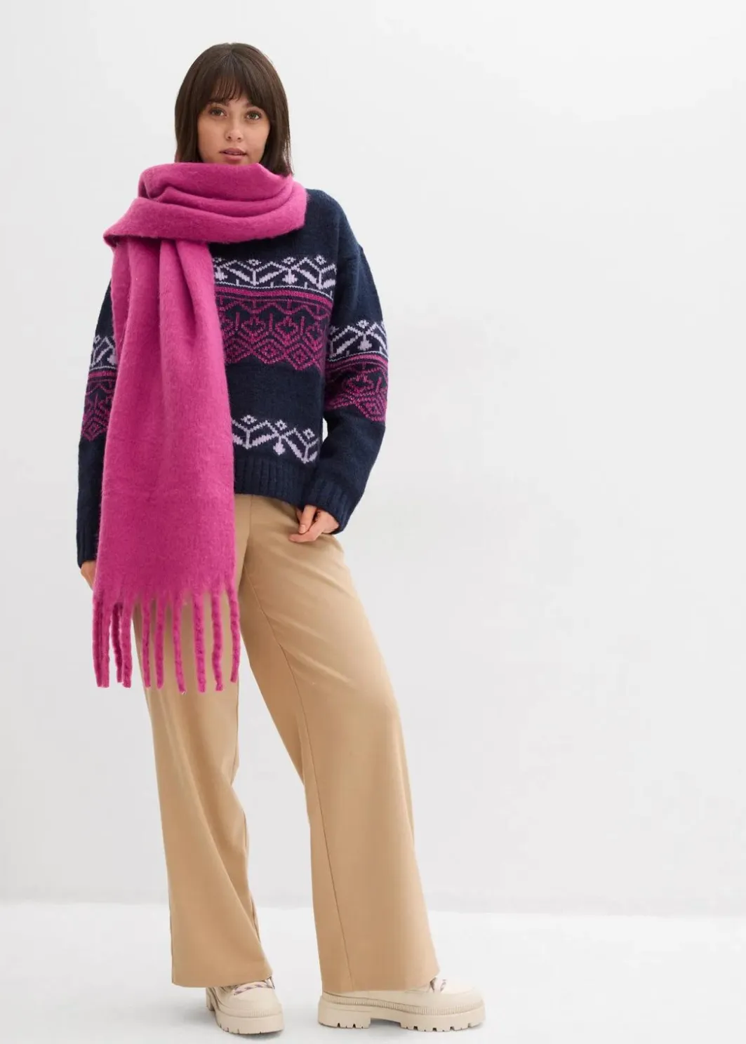Damen bonprix Bekleidung·Umstandsmode|Pullover & Strickjacken|Norweger-Pullover