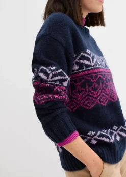 Damen bonprix Bekleidung·Umstandsmode|Pullover & Strickjacken|Norweger-Pullover