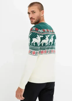 Herren bonprix Große Größen|Pullover & Strickjacken|Norweger-Pullover