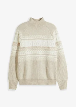 Damen bonprix Bekleidung·Umstandsmode|Bekleidung·Jeans|Norweger-Pullover
