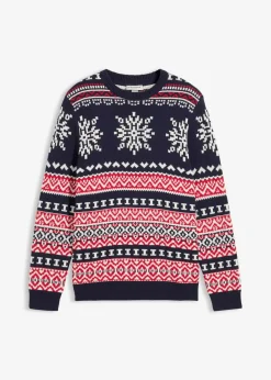 Outlet Norweger-Pullover aus weichem Baumwollmix Herren Große Größen|Pullover & Strickjacken