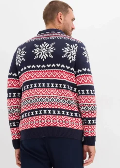 Outlet Norweger-Pullover aus weichem Baumwollmix Herren Große Größen|Pullover & Strickjacken