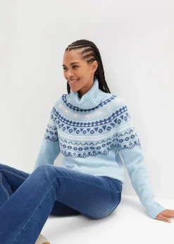 Discount Norweger-Rollkragenpullover Damen Bekleidung·Umstandsmode|Bekleidung·Jeans