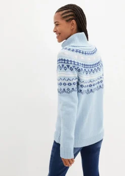 Discount Norweger-Rollkragenpullover Damen Bekleidung·Umstandsmode|Bekleidung·Jeans