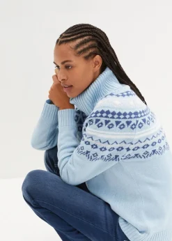 Discount Norweger-Rollkragenpullover Damen Bekleidung·Umstandsmode|Bekleidung·Jeans