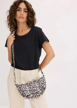 Clearance Nylon Umhängetasche im Leo Look Damen Taschen
