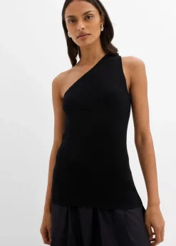 Damen bonprix Bekleidung·Umstandsmode|Strickmode|Off-Shoulder Stricktop aus Viskose-Mix