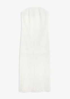 Damen bonprix Kleider|Off-Shoulder-Kleid mit Spitze