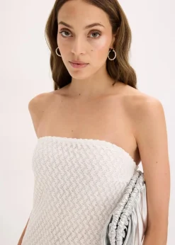 Damen bonprix Kleider|Off-Shoulder-Kleid mit Spitze