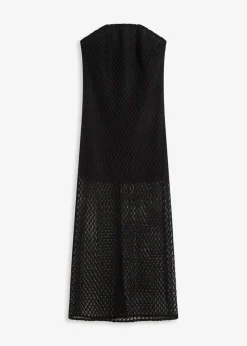 Damen bonprix Kleider|Off-Shoulder-Kleid mit Spitze