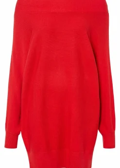 Off-Shoulder-Pullover aus Viskose-Mix Damen Pullover & Strickjacken|Nachhaltigere Materialien