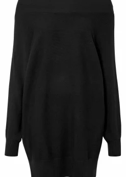 Damen bonprix Bekleidung·Jeans|Nachhaltigere Materialien|Off-Shoulder-Pullover aus Viskose-Mix