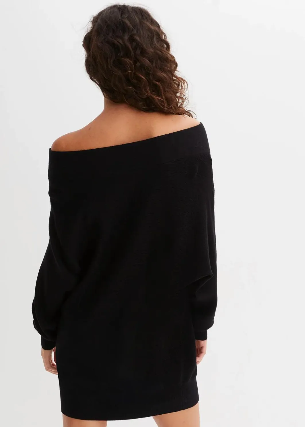 Damen bonprix Bekleidung·Jeans|Nachhaltigere Materialien|Off-Shoulder-Pullover aus Viskose-Mix