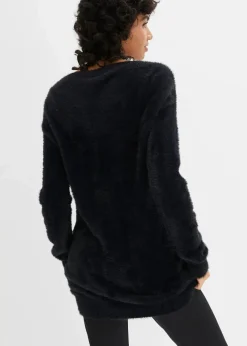 Damen bonprix Bekleidung·Jeans|Pullover & Strickjacken|Off-Shoulder-Pullover mit Weihnachtsmotiv