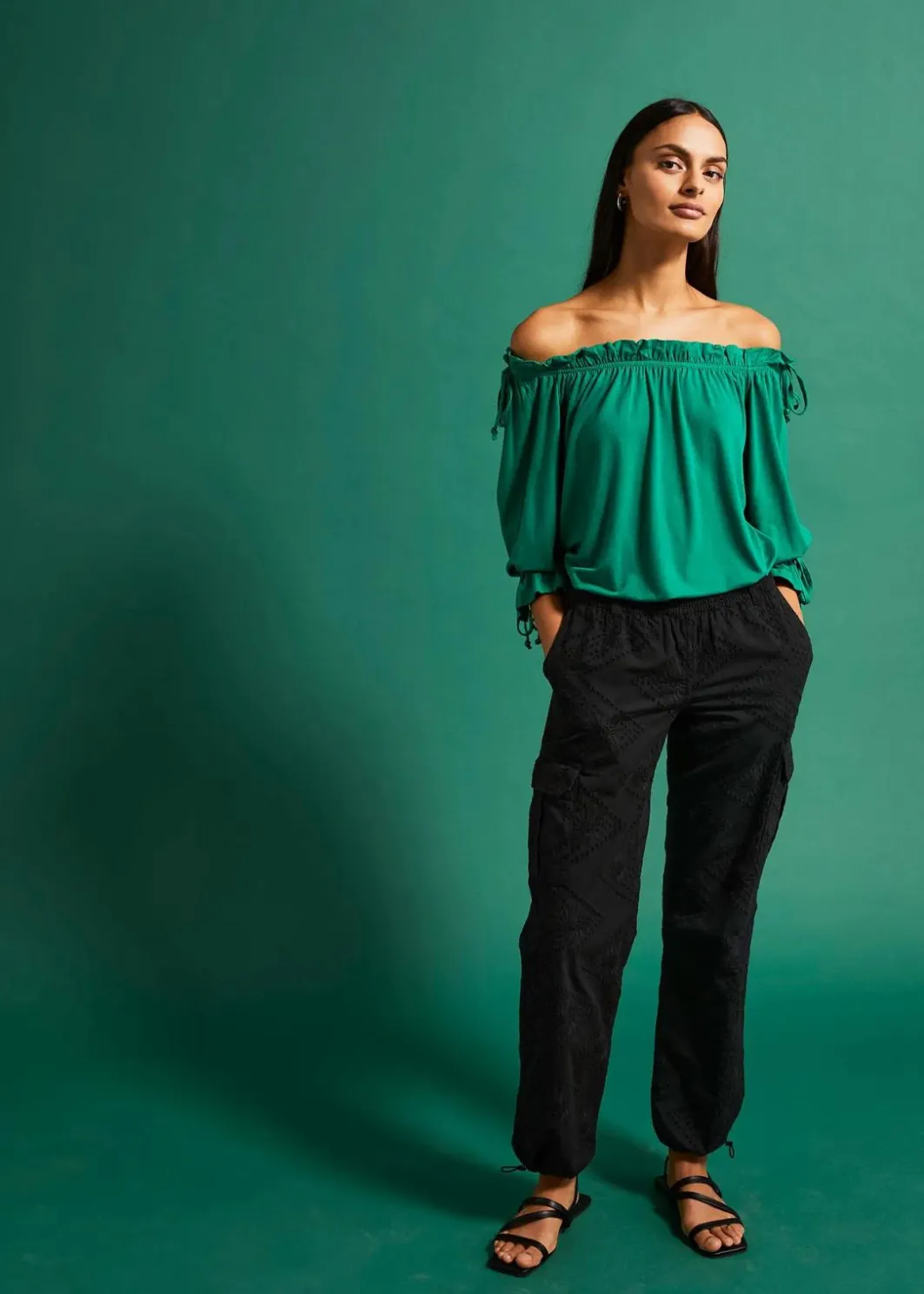 Outlet Off-Shoulder-Shirt Damen Shirts & Tops