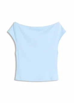 New Off-Shoulder-Shirt aus reiner Bio-Baumwolle Damen Shirts & Tops