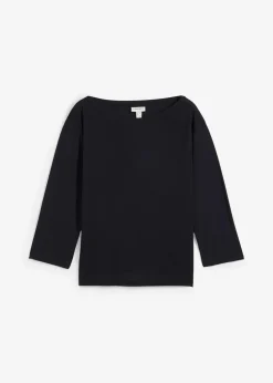 Damen bonprix Shirts & Tops|Off-Shoulder-Shirt aus softem Modal-Mix