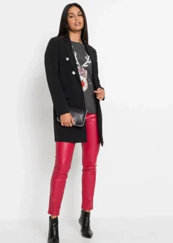Best Off-Shoulder-Shirt mit Weihnachtsmotiv Damen Shirts & Tops