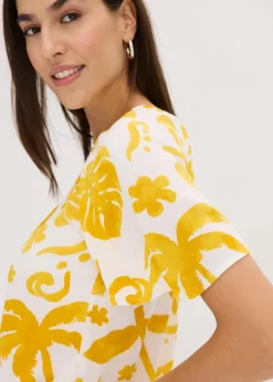 Damen bonprix Bekleidung·Jacken & Mäntel|Blusen & Tuniken|One-Shoulder-Bluse aus strukturierter Viskose
