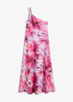 Damen bonprix Bekleidung·Pullover & Strickjacken|Festliche Mode|One-Shoulder-Kleid aus strukturiertem Crepe