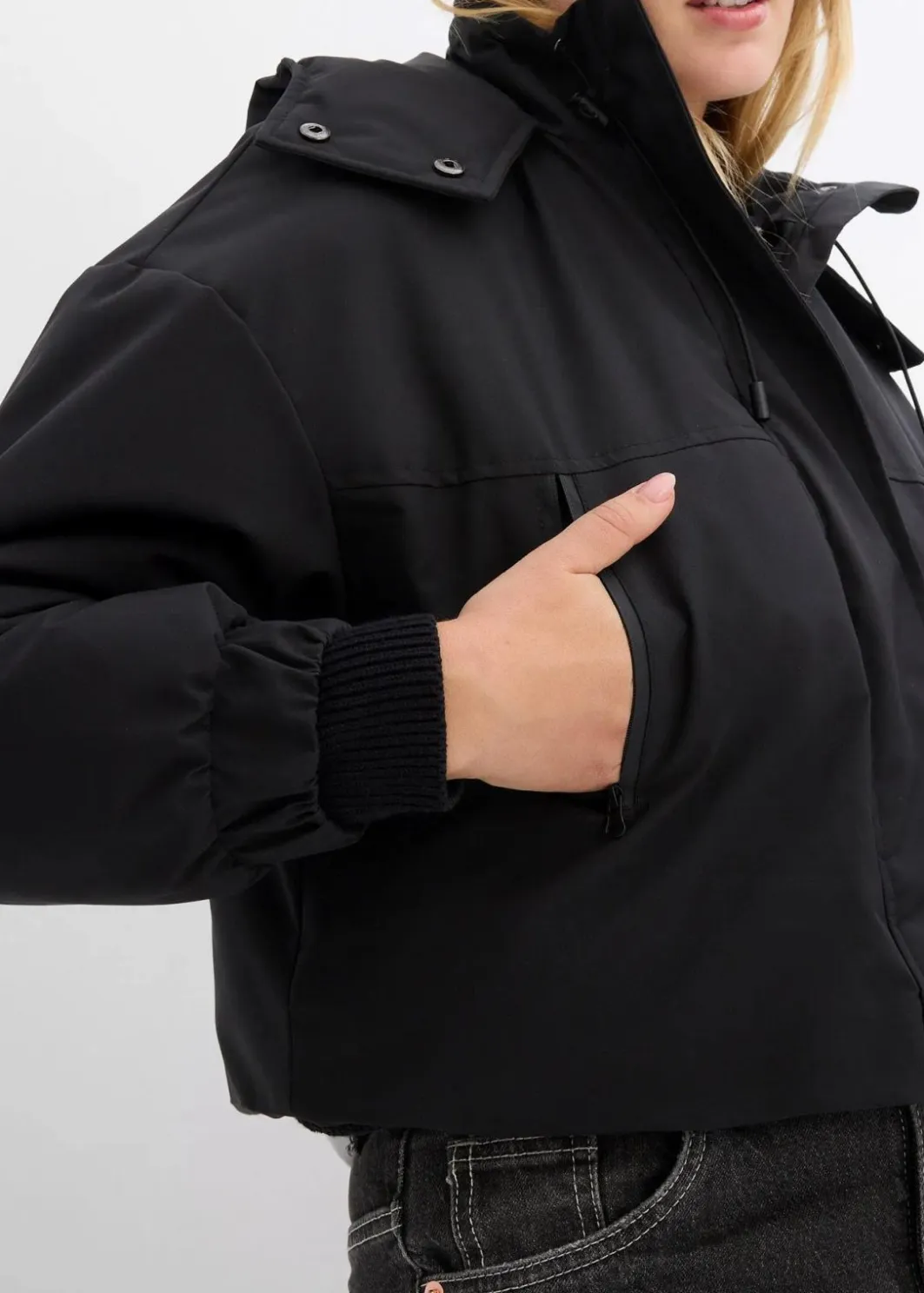 Online Outdoorjacke, verkürzt, wasserabweisend Damen Bekleidung·Hosen|Jacken & Mäntel