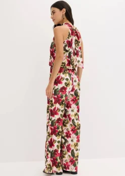 Damen bonprix Bekleidung·Homewear|Festliche Mode|Overall aus glänzendem Satin