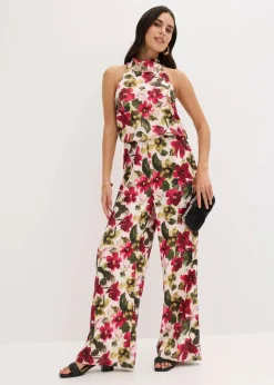 Damen bonprix Bekleidung·Homewear|Festliche Mode|Overall aus glänzendem Satin
