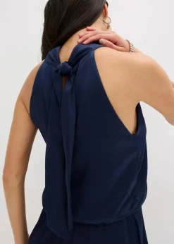 Damen bonprix Bekleidung·Homewear|Festliche Mode|Overall aus strukturiertem Satin