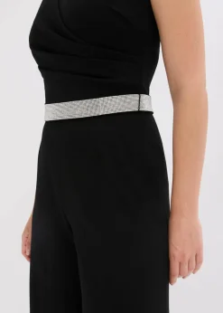 Damen bonprix Bekleidung·Homewear|Festliche Mode|Overall aus strukturiertem Crepe