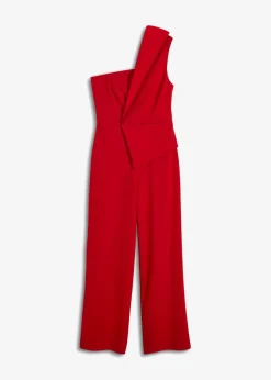 Damen bonprix Bekleidung·Homewear|Festliche Mode|Overall aus strukturiertem Crepe