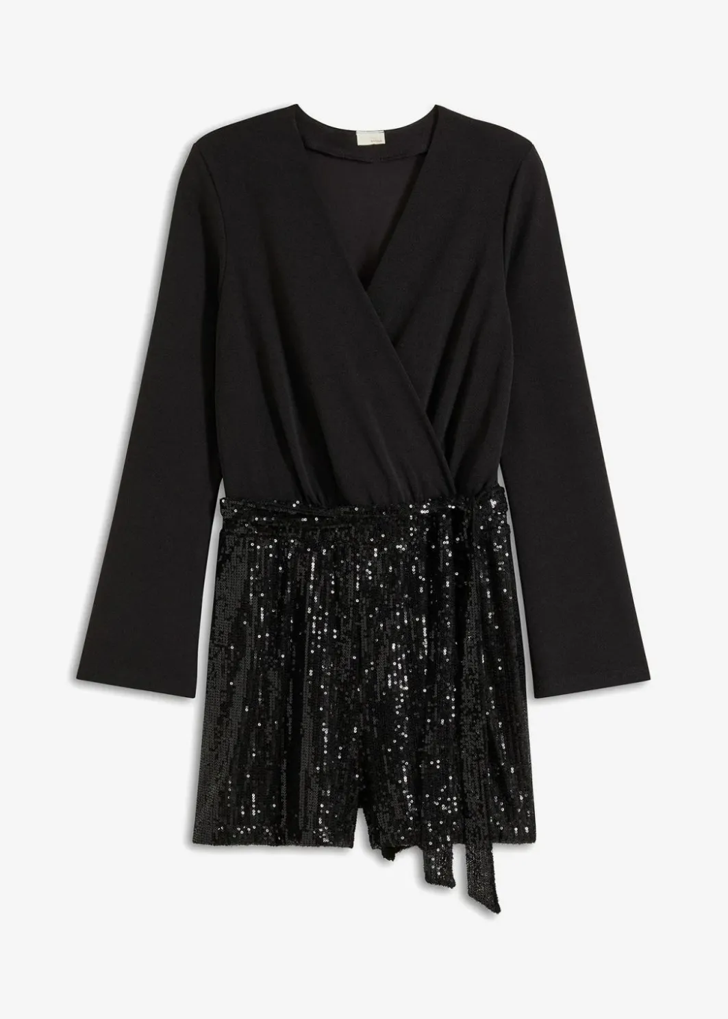 Sale Overall mit Pailletten Damen Jumpsuits|Kurzgrößen