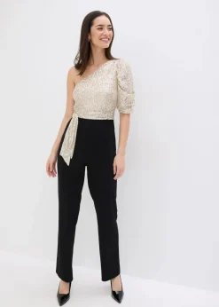 Sale Overall mit Pailletten Damen Bekleidung·Homewear|Jumpsuits