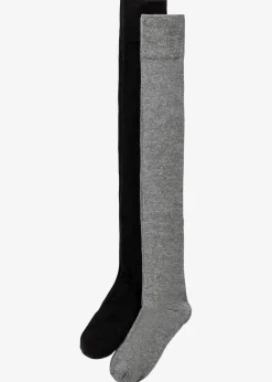 Hot Overknee Strümpfe mit Bio-Baumwolle (2er Pack) Damen Nachhaltigere Materialien|Socken & Strumpfhosen