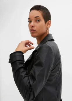 Hot Oversize Biker-Jacke Damen Bekleidung·Hosen|Jacken & Mäntel