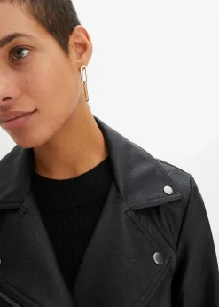 Hot Oversize Biker-Jacke Damen Bekleidung·Hosen|Jacken & Mäntel