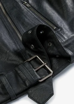 Hot Oversize Biker-Jacke Damen Bekleidung·Hosen|Jacken & Mäntel